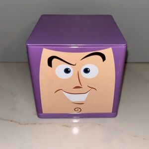 Hallmark Disney Pixar Cubeez Buzz Lightyear Stackable Metal Container 3x3x3